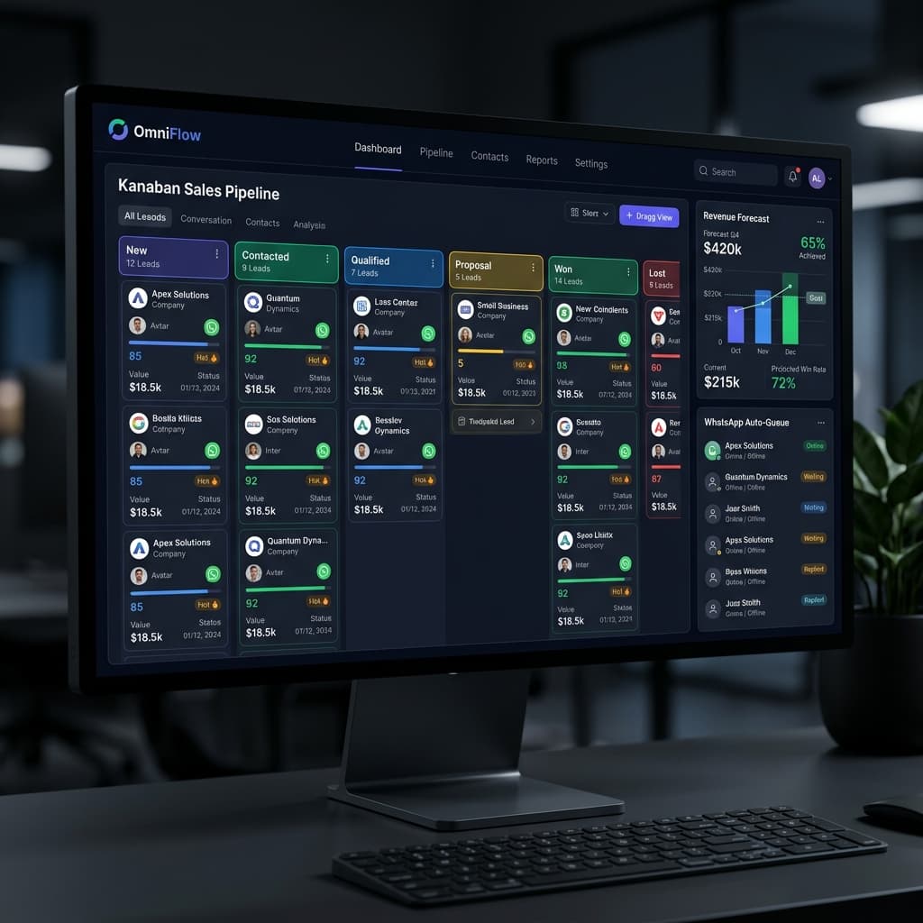 OmniFlow CRM and integrations workflow