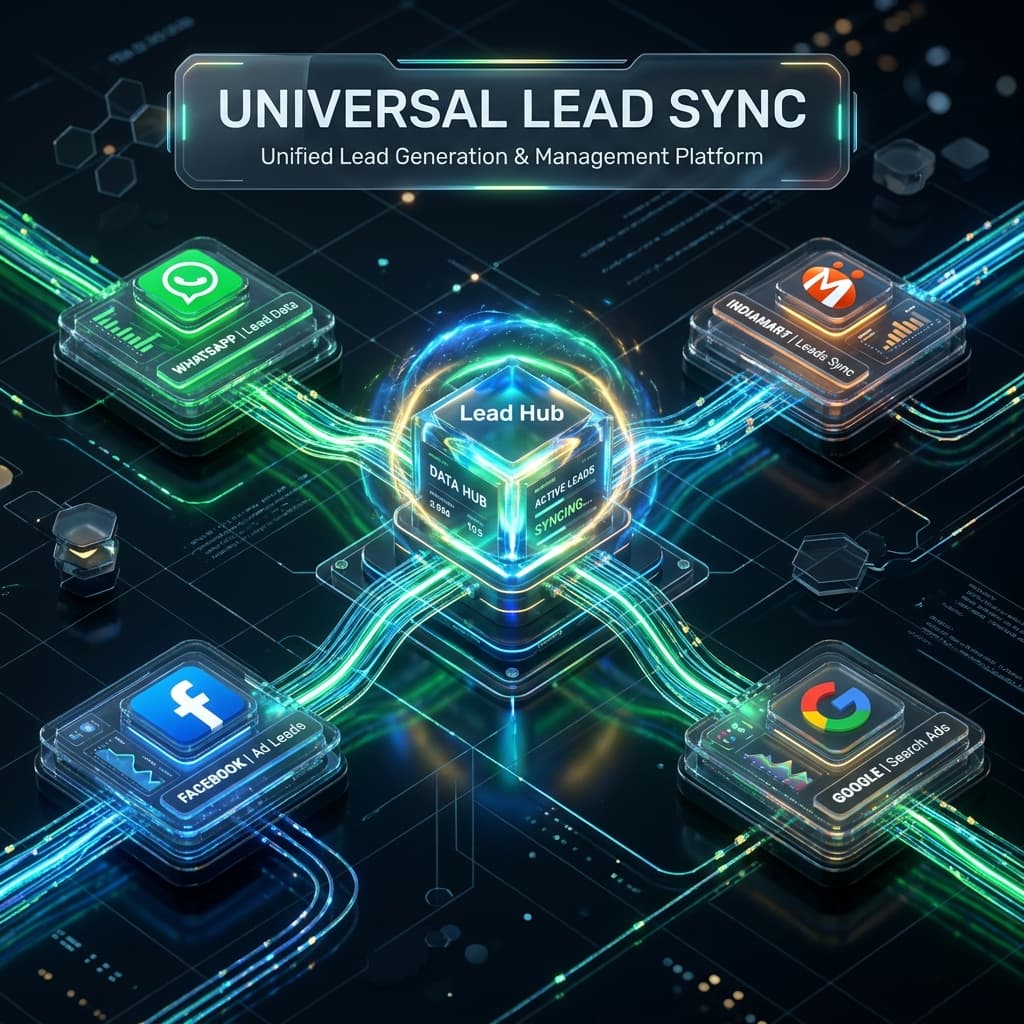 OmniFlow integrations showcase connecting lead sources, CRM, WhatsApp, and automation tools